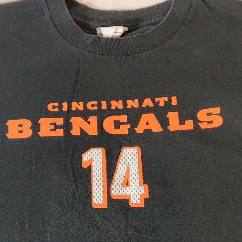 NFL‎ Team Spirit Bengals #14 Andy Dalton T-Shirt Size M - Picture 2 of 4